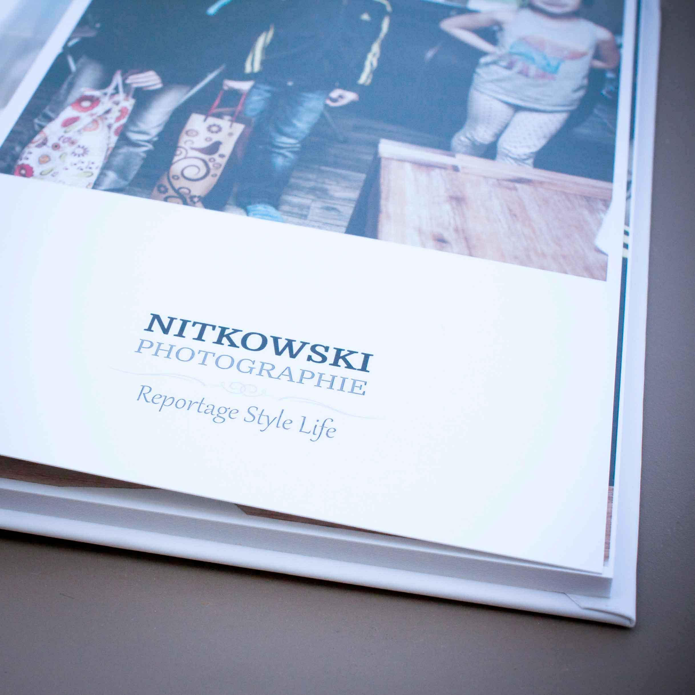 Page intérieure livre album logo Nitkowski Photographie
